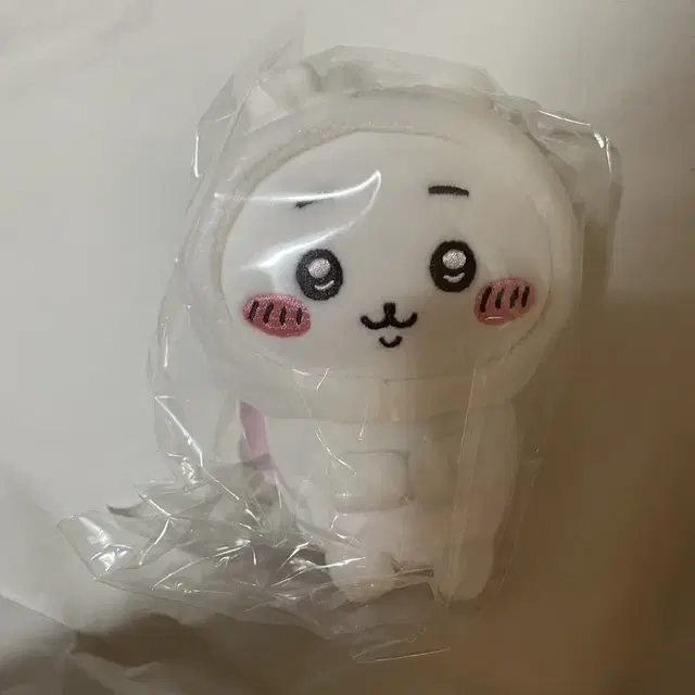 치이카와 농담곰 입은 앉은 누이