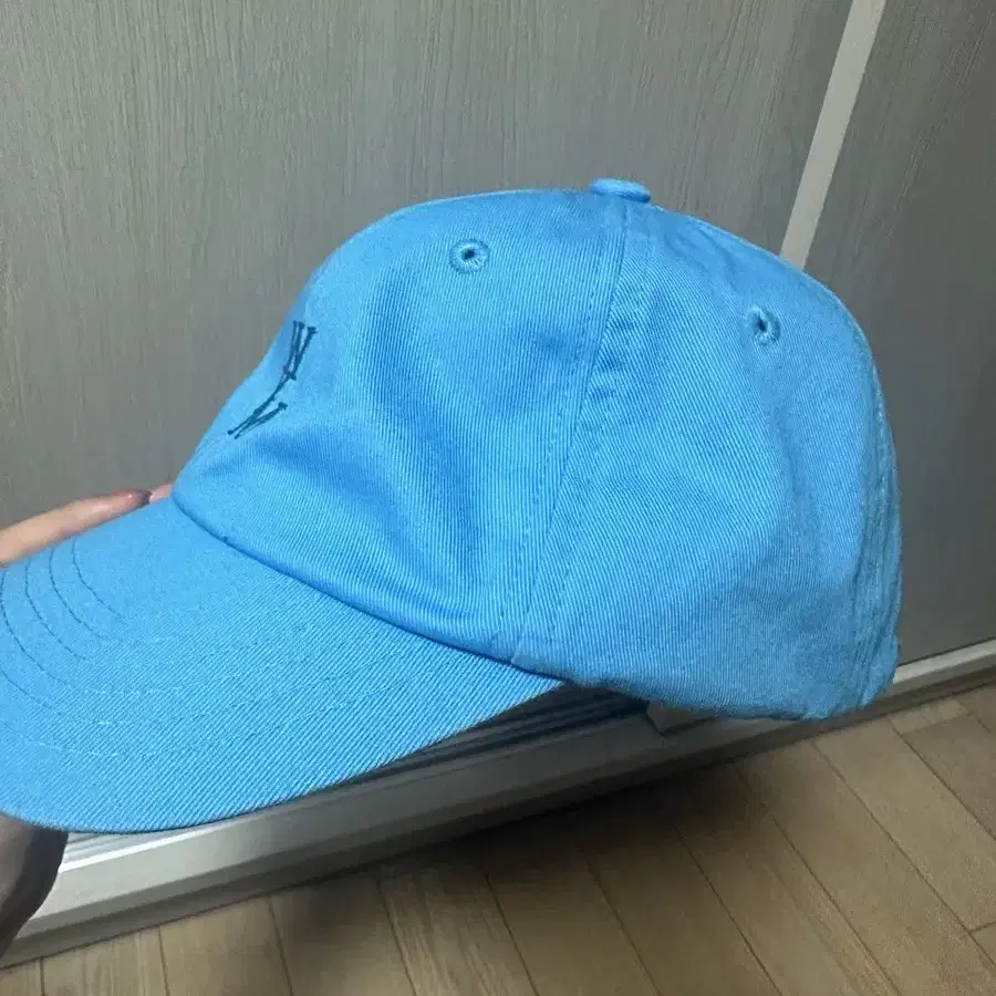 우영미 모자 - Wooyoungmi Logo Ball Cap Blue -