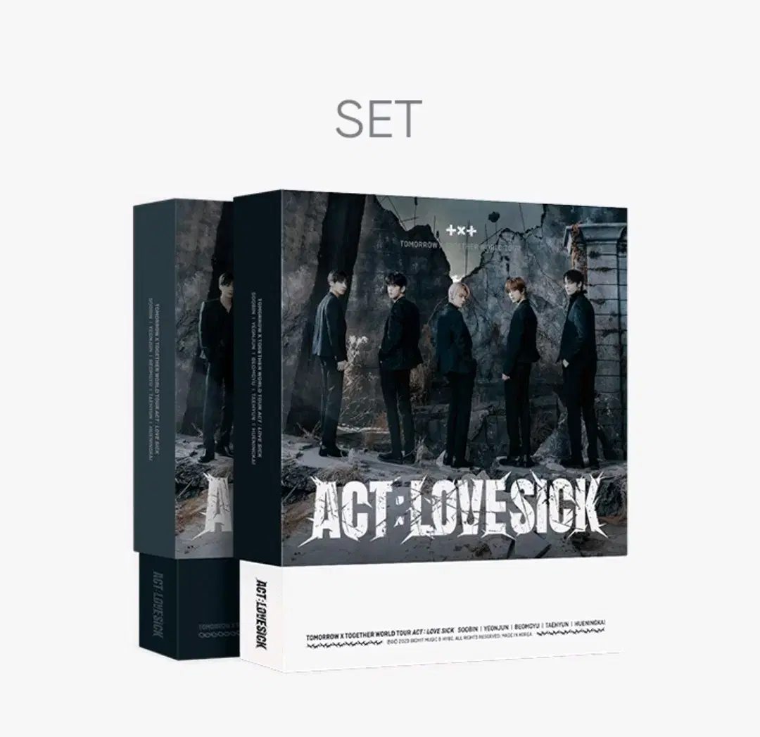 TXT Lubsikon dvd full set including photocard