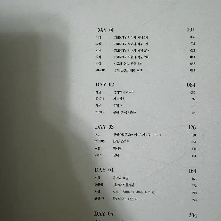 2025 시대인재 국어 윤지환T 파이널 주간지