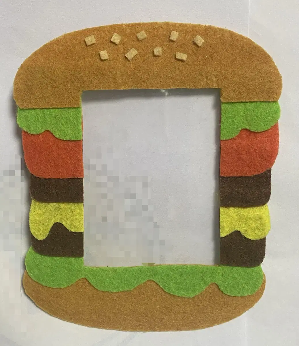 Hamburger Felt Paper Topkoo photocard Holder