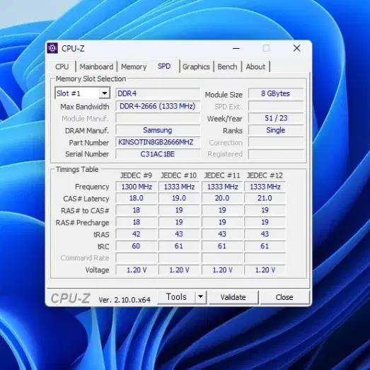 DDR4 노트북램 메모리 8GB