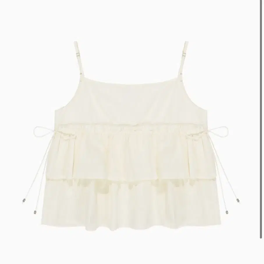 오헤시오 CUTTING CANCAN SLEEVELESS IVORY