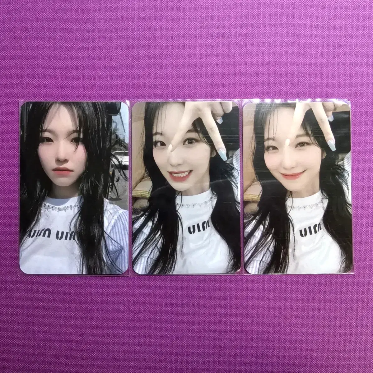 Fromis 9 Sudiwe luckydraw baek jiheon 3-piece set