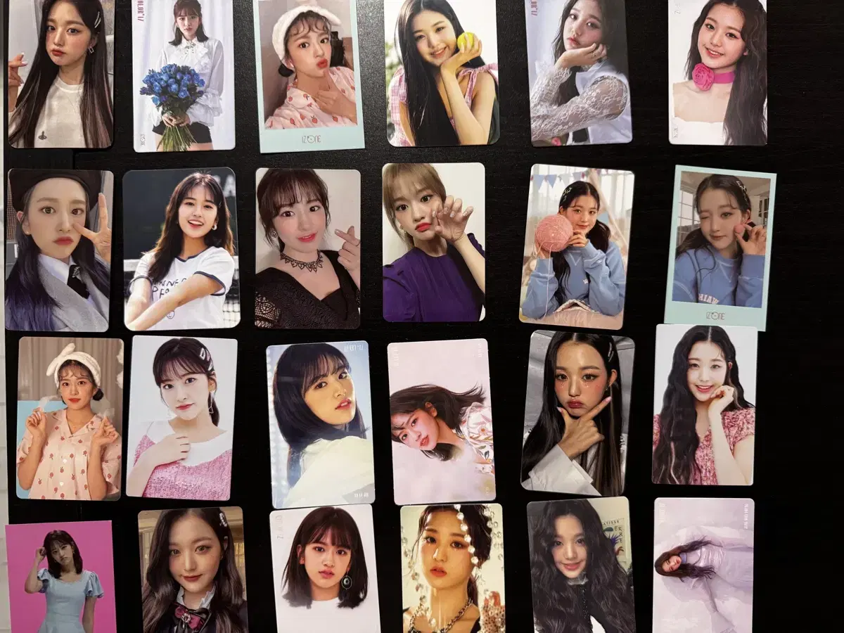 iz*one jang wonyoung ahn yujin photocard