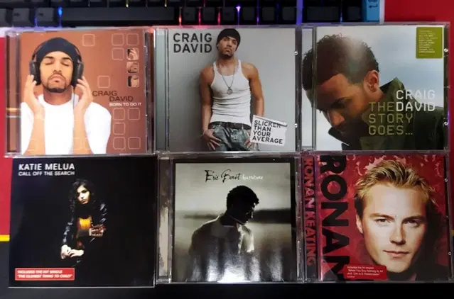 craig david 앨범 3장 Eric benet, ronan 등