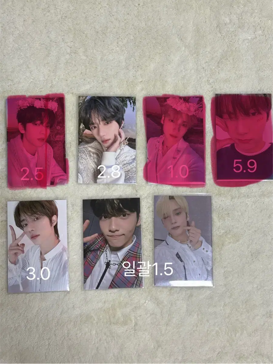 Tubatu Moa Zone soobin beomgyu Hooning photocard Sumikon Pmikon Fan Con