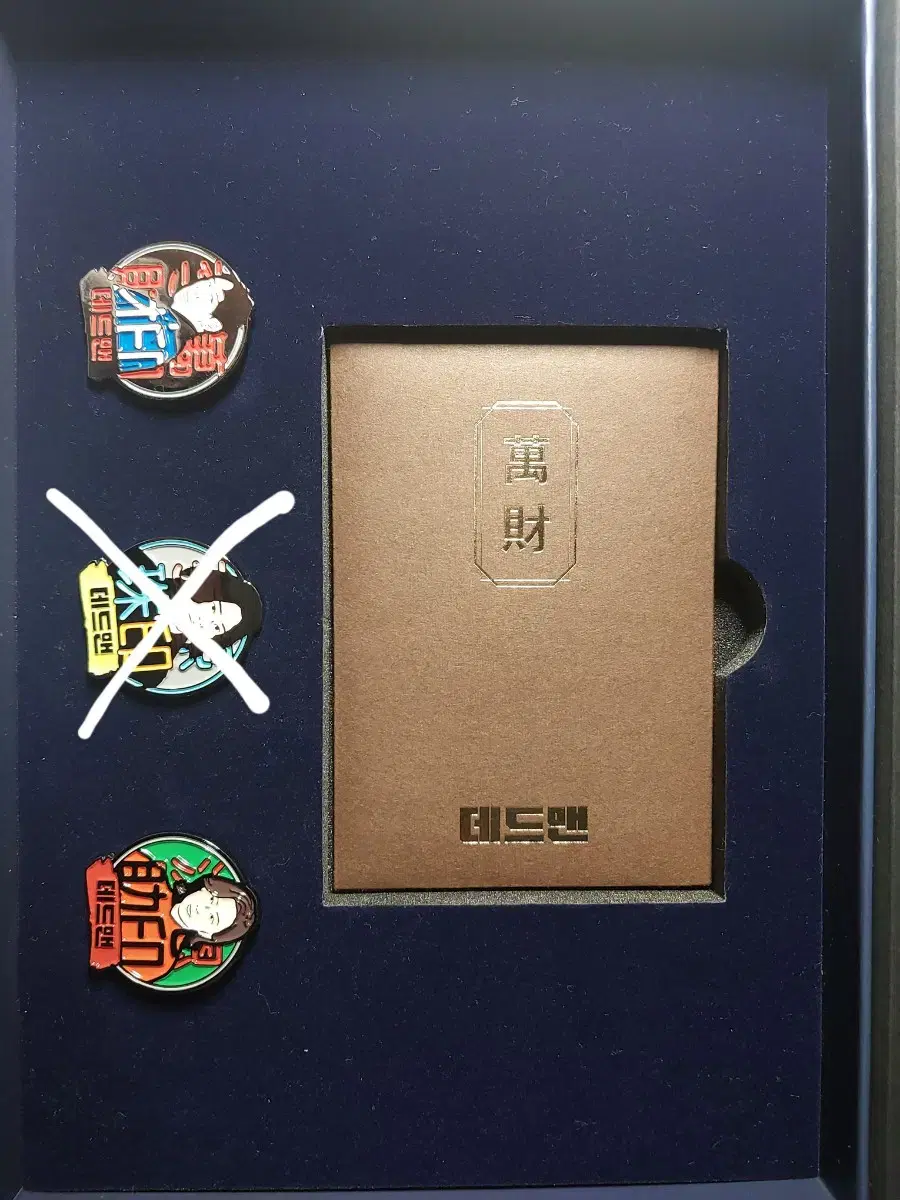 (Shipping included)Movie Deadman Merchandise Jo Jin Woong Kim Hee Ae Badge, Photo Card