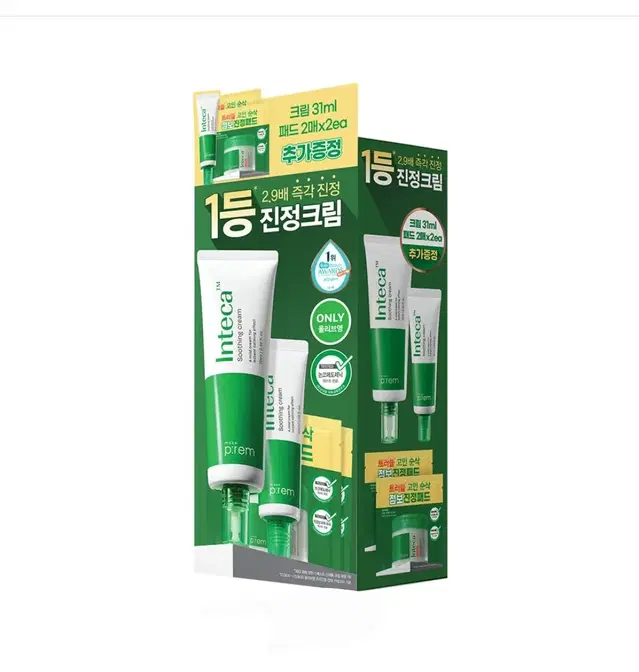 메이크프렘 인테카 수딩크림 70ml 기획(+크림 31ml+패드2매*2개)