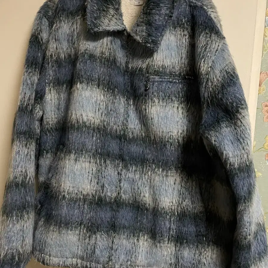 디스이즈네버댓 Brushed Check Jacket Blue(m)