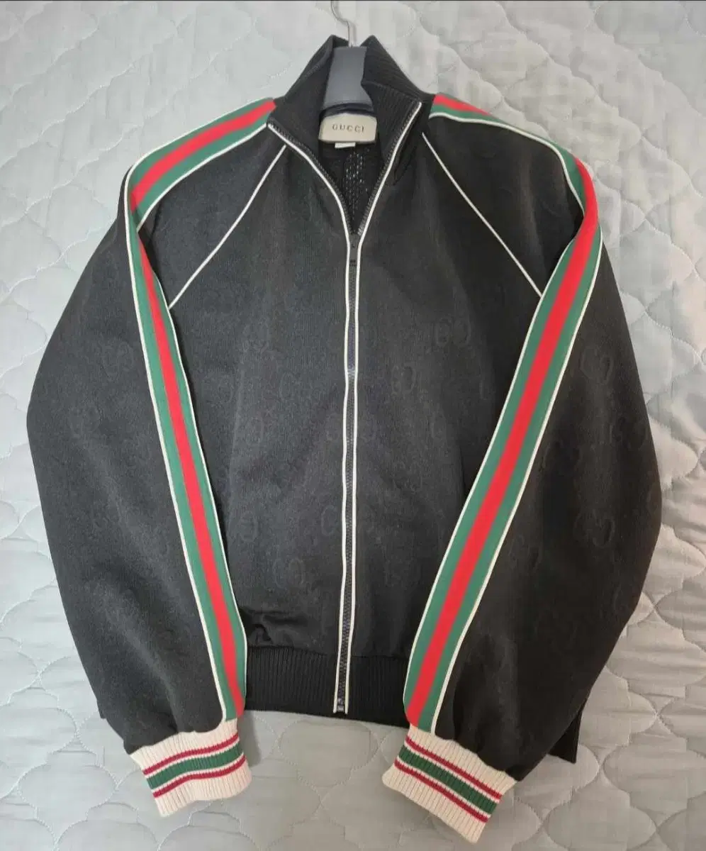 <M>Gucci jacquard training jacket zip up in mint condition