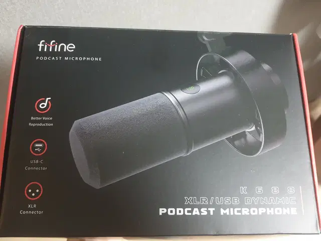 FIFINE USB XLR 다이나믹 마이크 K688