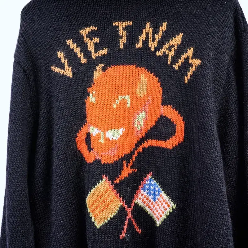 B.S.C 백스트리트크롤러 데빌 VIETNAM 아노락 반집업니트 C156