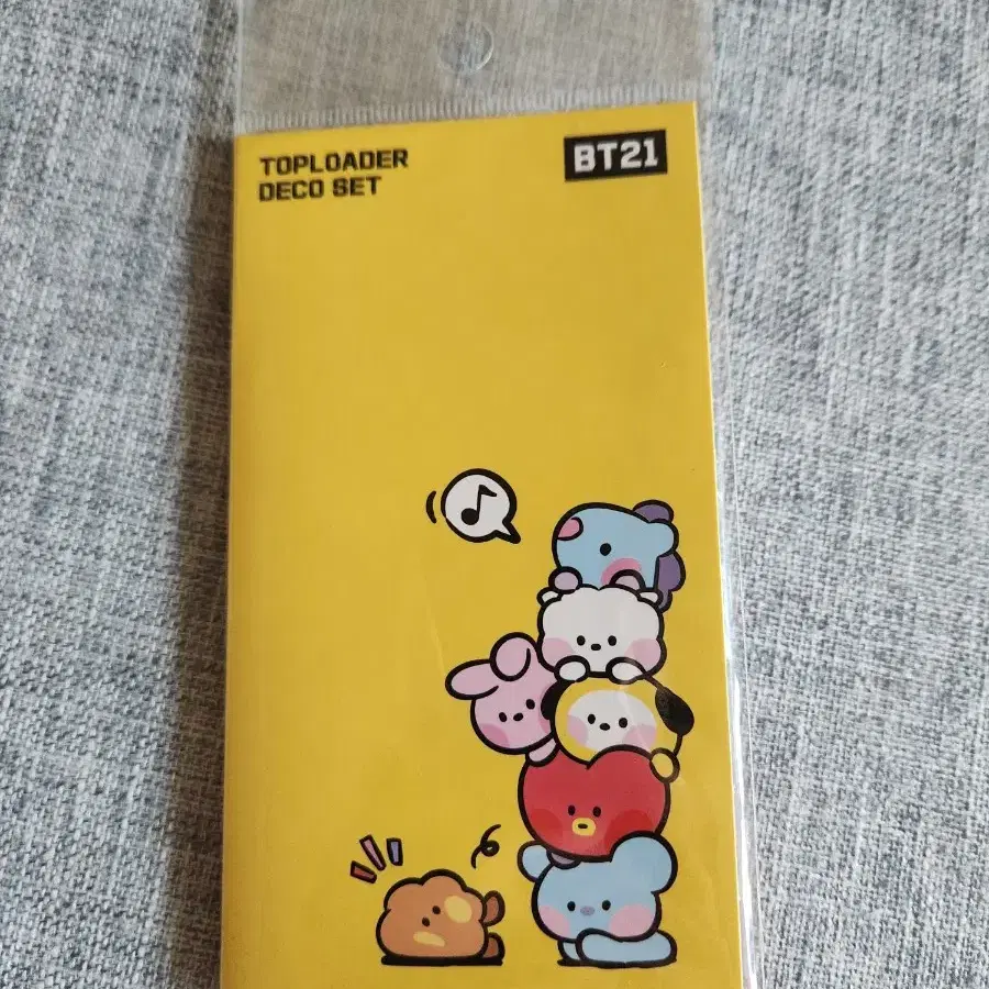 (미개봉) BT21 탑로더 데코세트