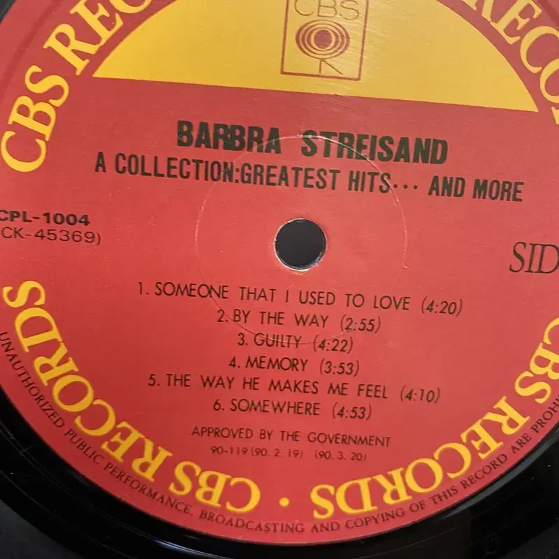 BARBRA STREISAND  LP / AA5765