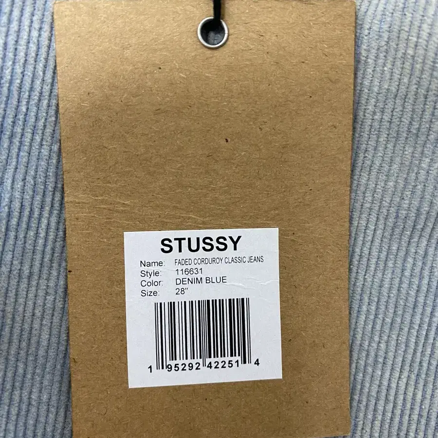 Stussy 스투시 FADED CORDUROY CLASSIC JEANS