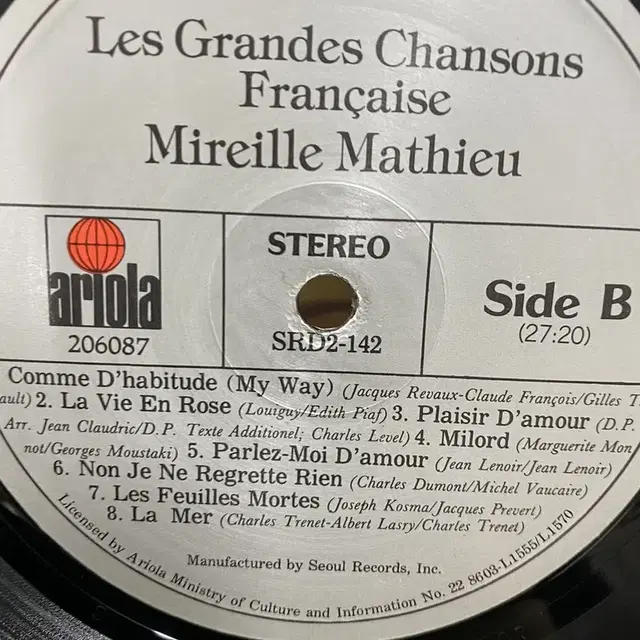 MIREILLE MATHIEU  LP / AA3301