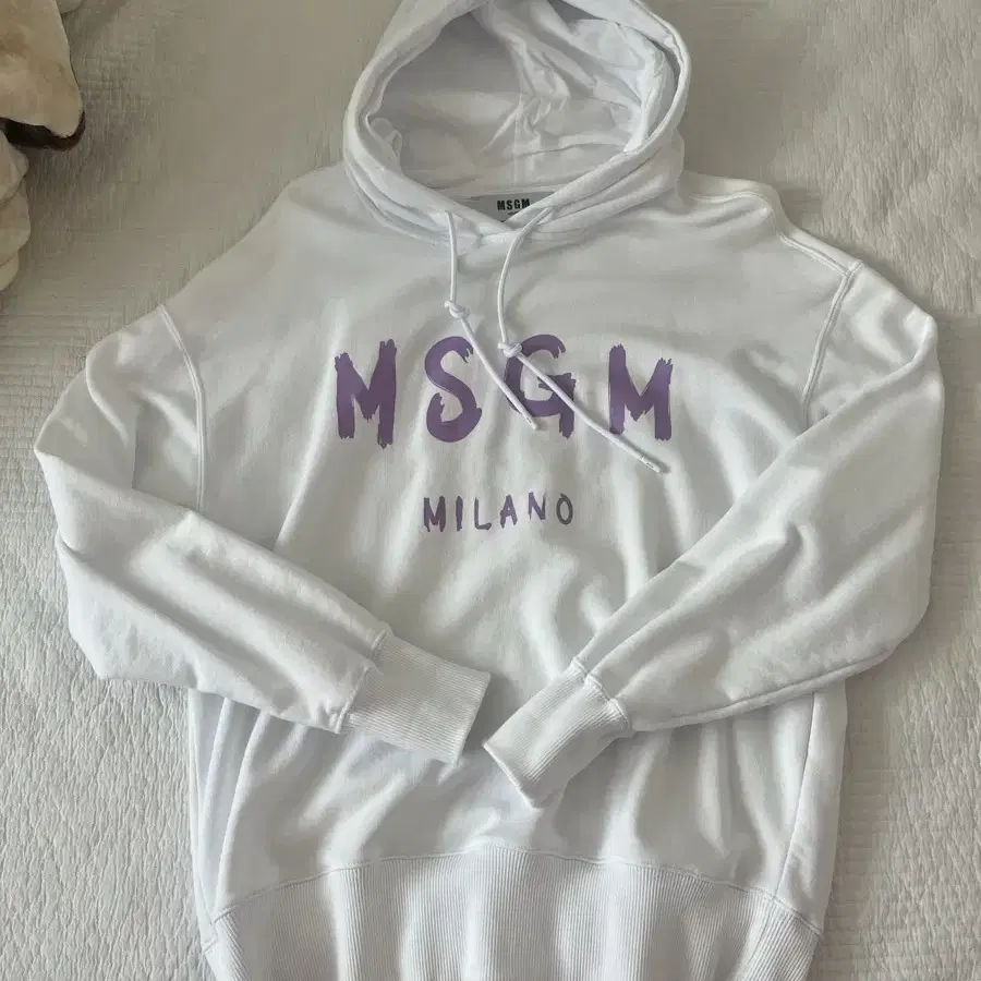 MSGM 여성 후드티 화이트 XS