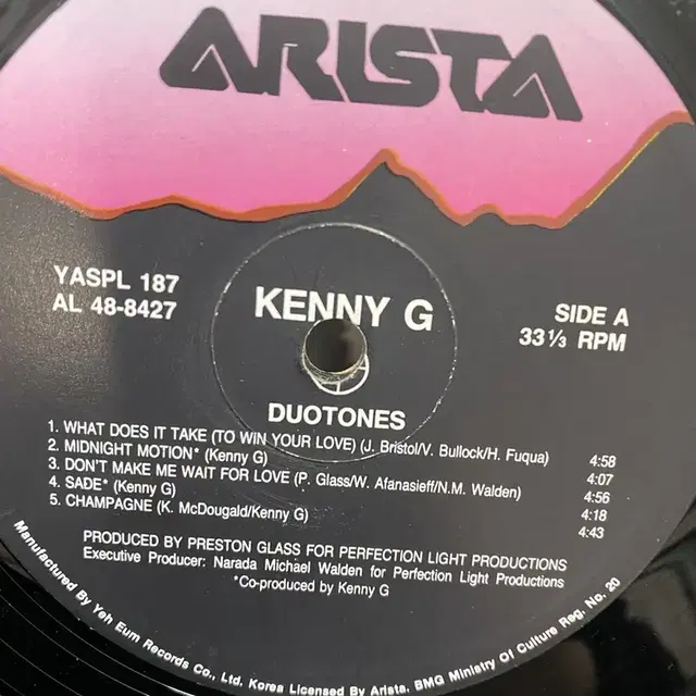 KENNY G LP / AA3370