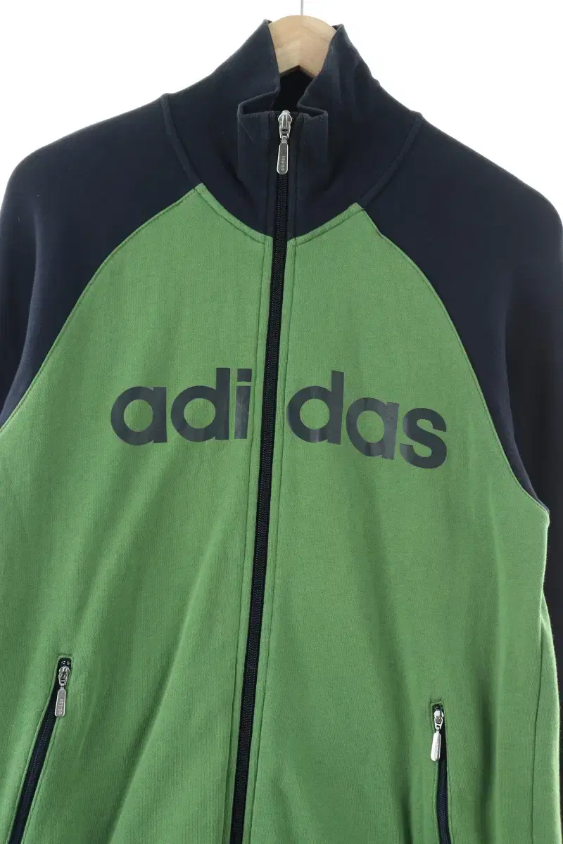 (L) Adidas Zip-up Windbreaker Jacket Small Damage Nagrang-F55B