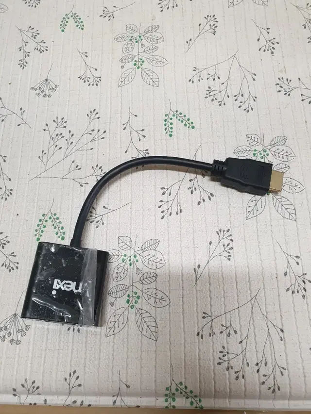 넥시 HDMI to VGA RGB출력 변환 젠더