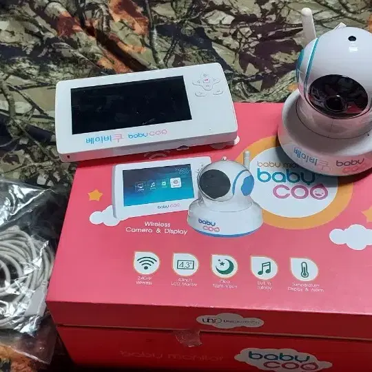 베이비 쿠 육아 유아 모니터 카메라 BABY MONITOR CCTV