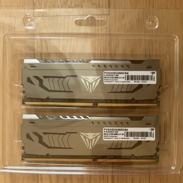 패트리어트 VIPER DDR4 3600 16G 2개 판매