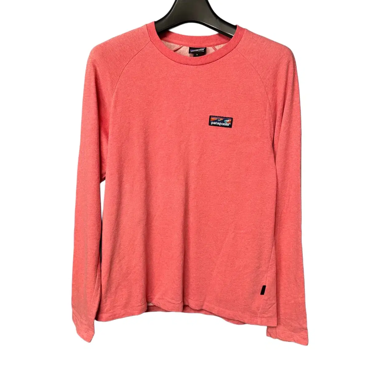 M Patagonia Logo Pink Long Sleeve T-Shirt