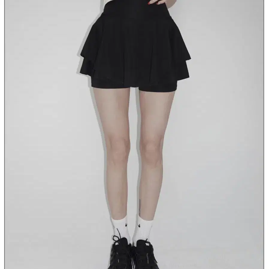 페일제이드 Athletic Skirt Pants (Black, m)