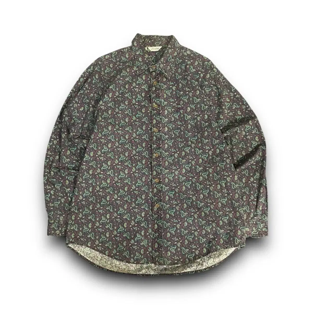 JVIM Jay Beam Vintage Paisley Shirt XL