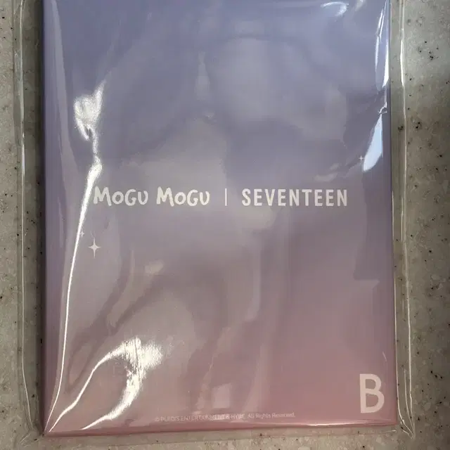 세븐틴 모구모구 B 포카 공굿 새상품