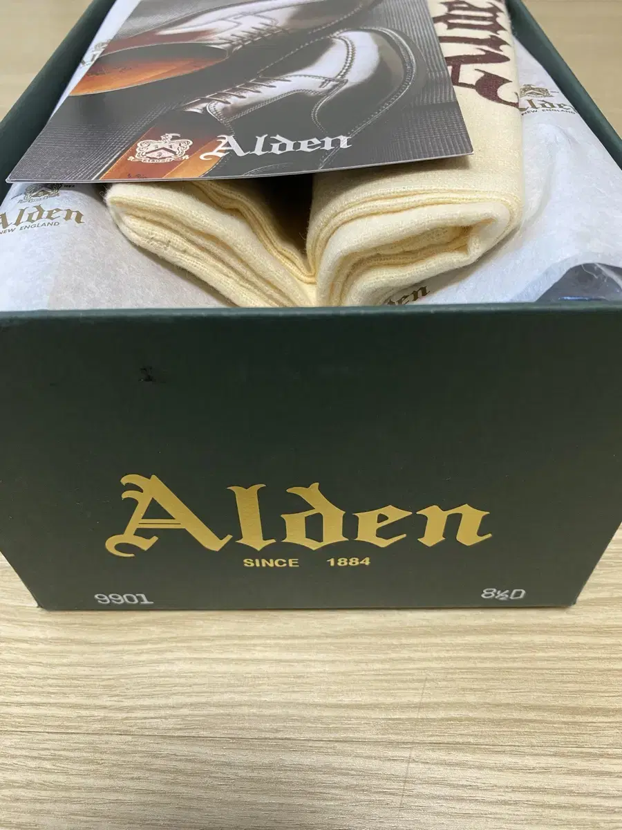 알든 alden 9901 8.5d 새제품(슈트리 포함)