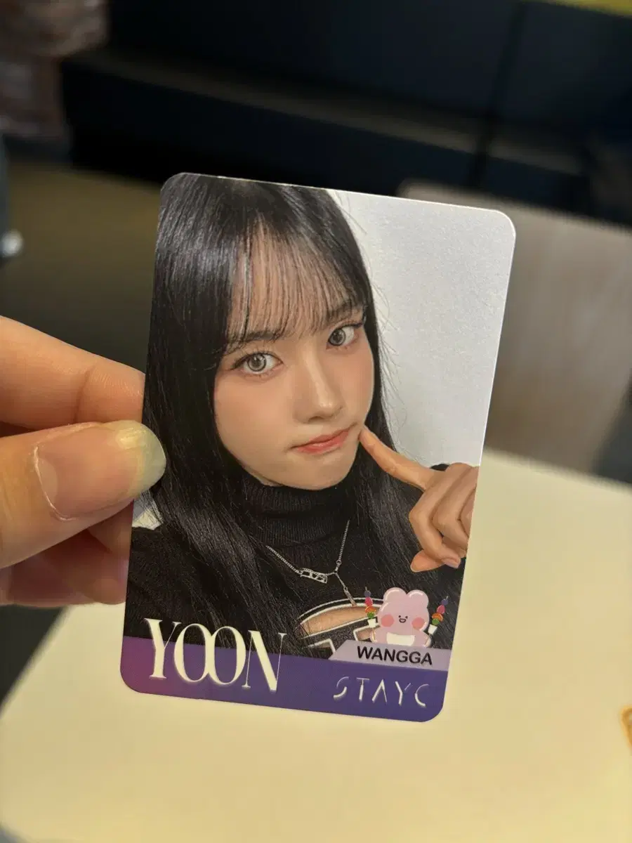 Stayc yoon photocard (Wanggatanghulu collaboration)