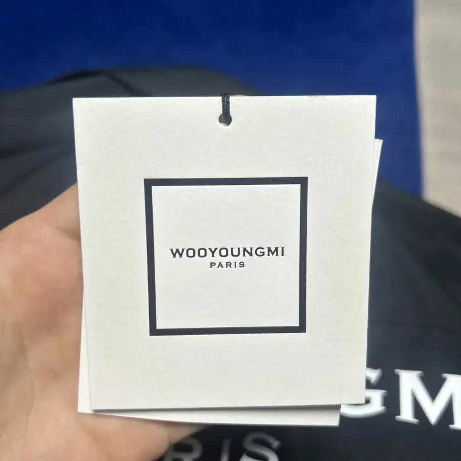 Wooyoungmi Cotton Back Logo Shirt Black