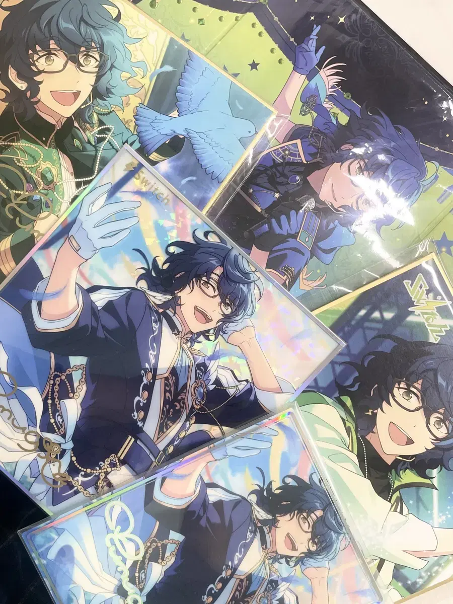 (Bulk) Anstar Aoba Tsumugi Folding Screen Zhongstar Large Colored Paper Photolate