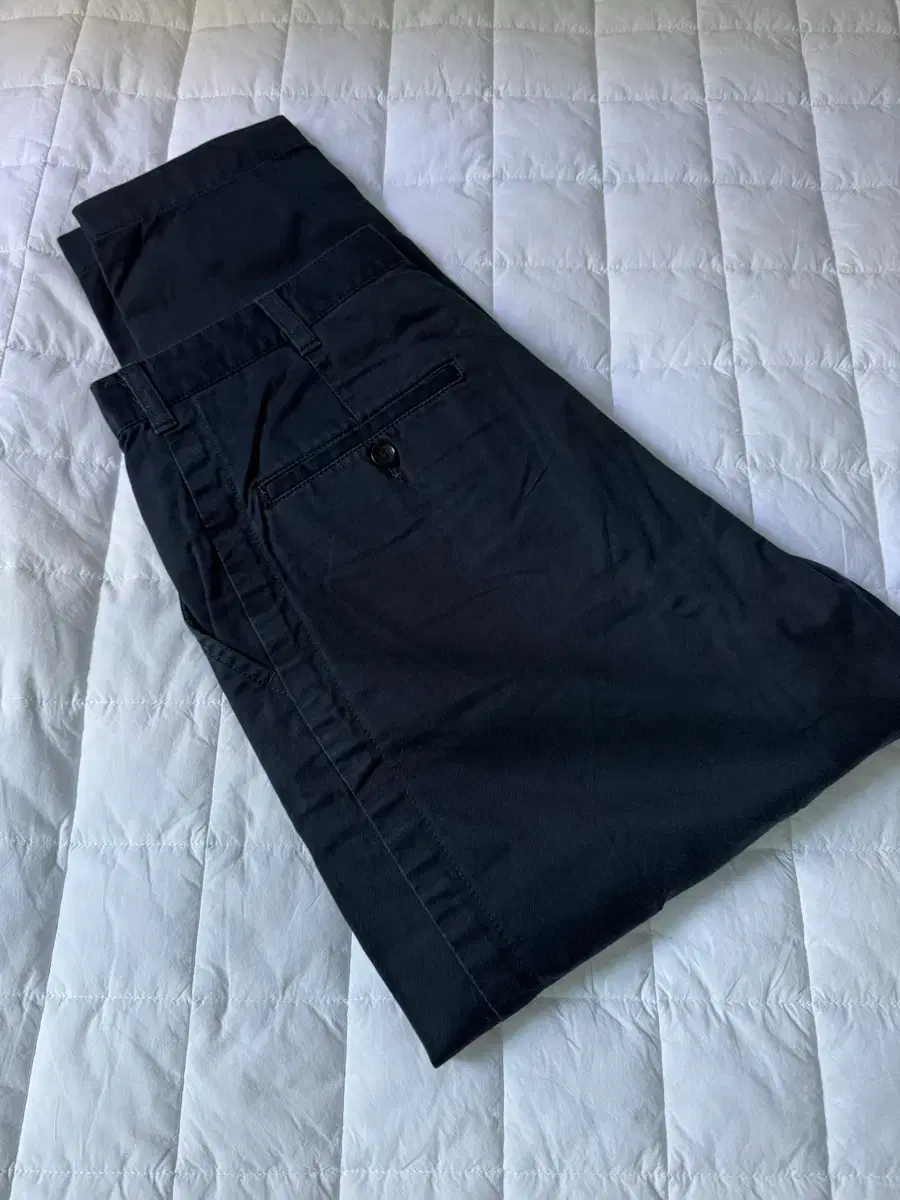 Comme des Garçons Song Homme cotton navy pants