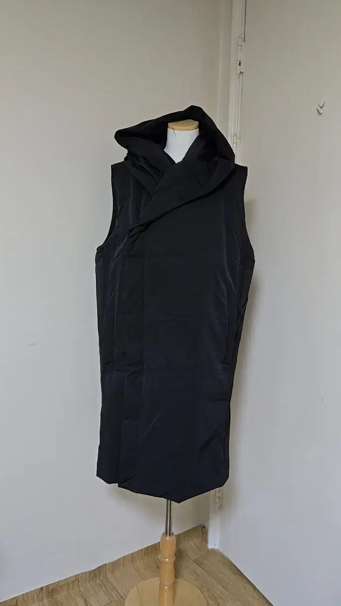 Rick Owens [Genuine] Hooded Goose Long Vest/50/new