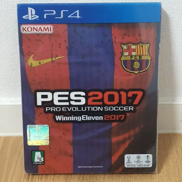 ps4 위닝일레븐 pes 2017 스틸북