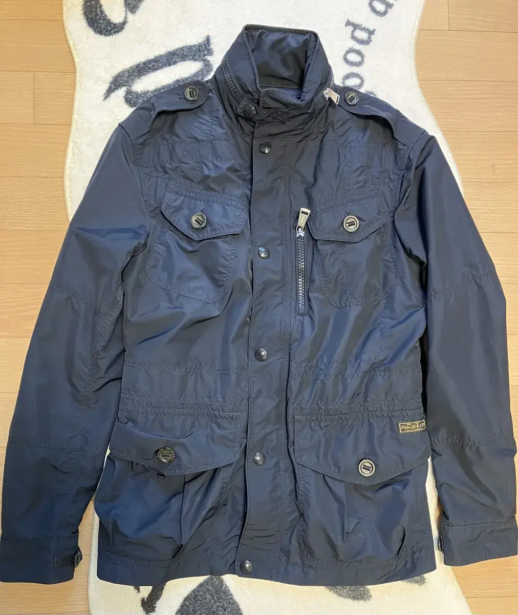 [XS] Polo Ralph Lauren 4-Pocket Nylon Safari Combat Jacket in Navy