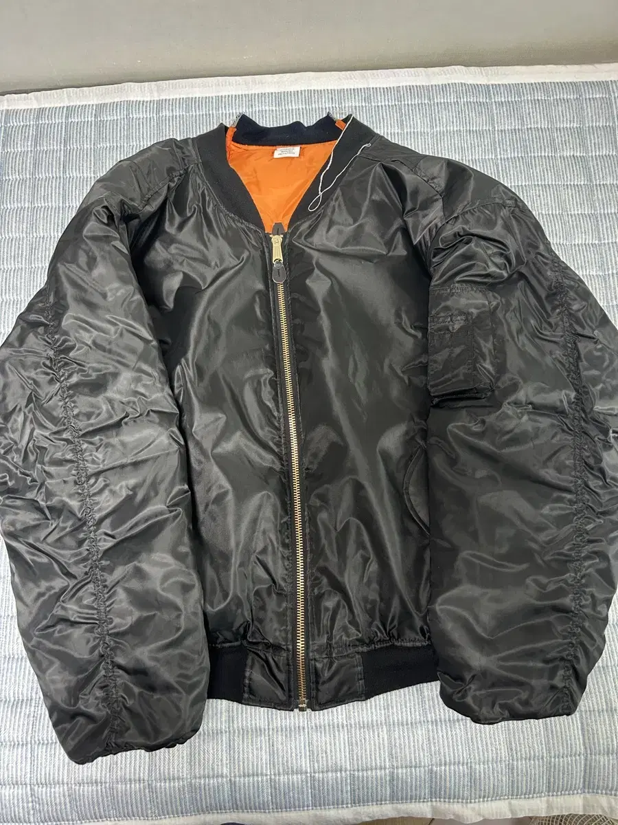 [OS] Vietmeng First Edition Incised Bomber Mayan Jacket Black MA-1