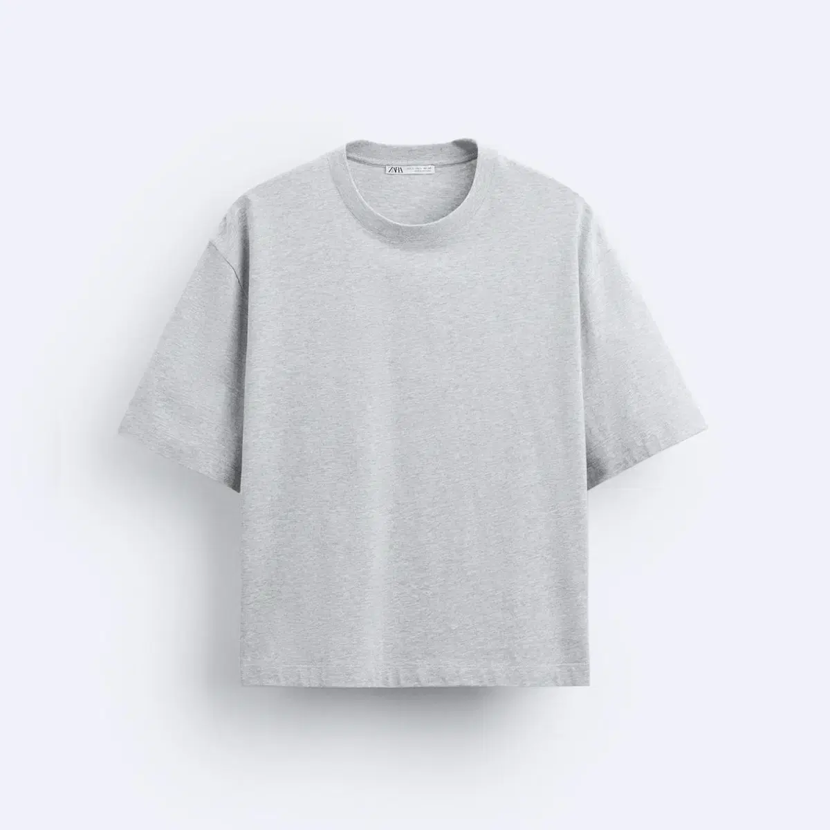 Zara CROPPED BOXY-FIT T-SHIRT T-shirt