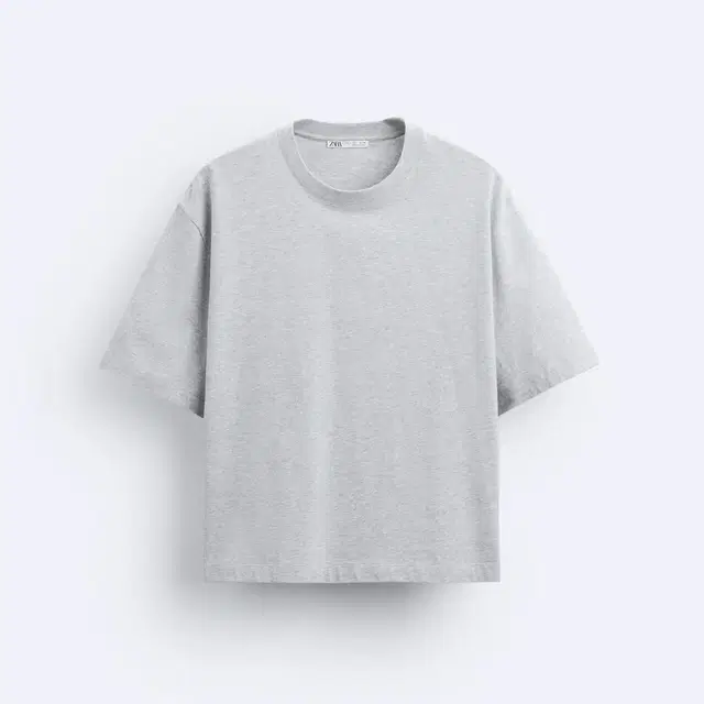 자라 CROPPED BOXY-FIT T-SHIRT 티셔츠