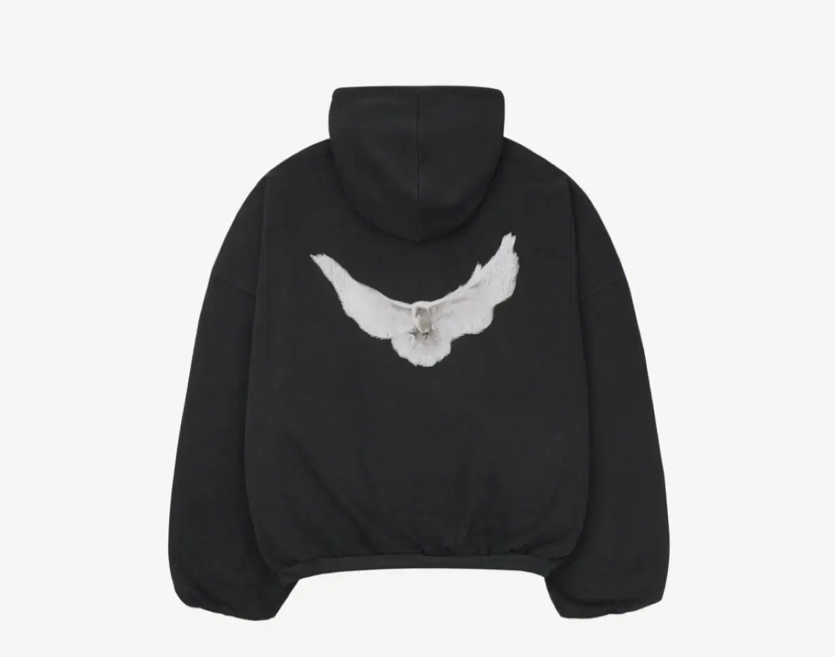 [S] E.J. Gap Balenciaga Dove Hooded Washed Black