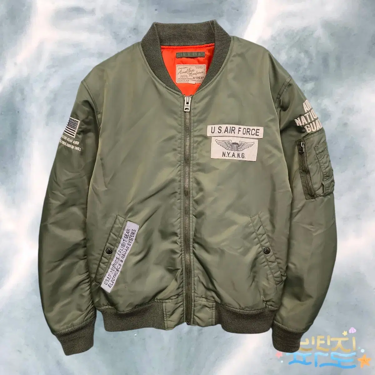 [XL] AVIREX USA Air Force MA1 Flight Jacket