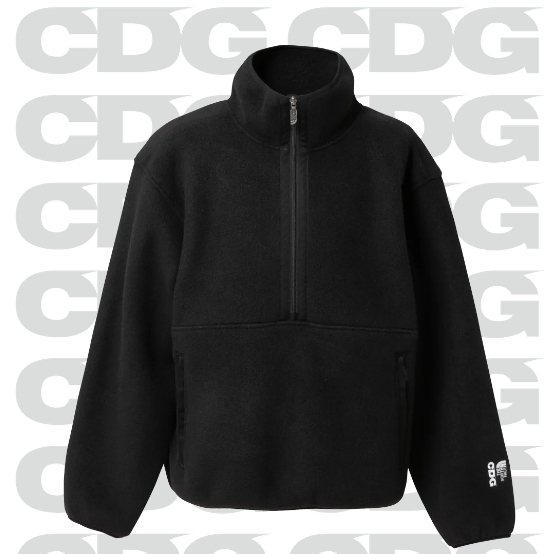 [해외] 꼼데가르송 CDG X 노스페이스 돔 하프집업 풀오버 24FW