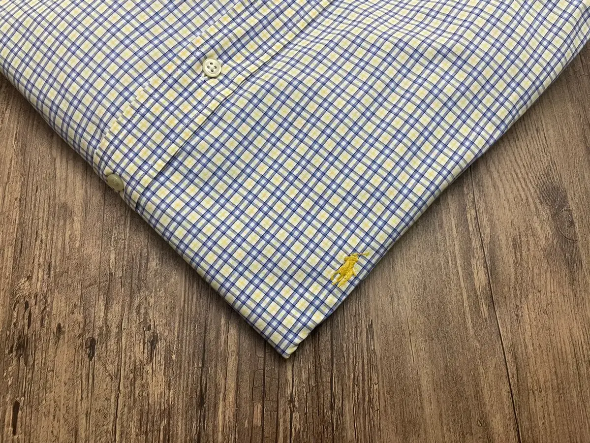 [110-115] Big size Polo Ralph Lauren checked shirt A++.