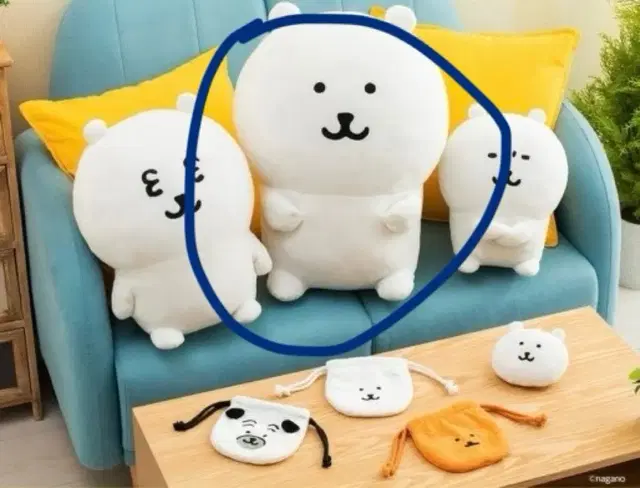 나가노마켓 농담곰 특등 특상 특대 곰인형