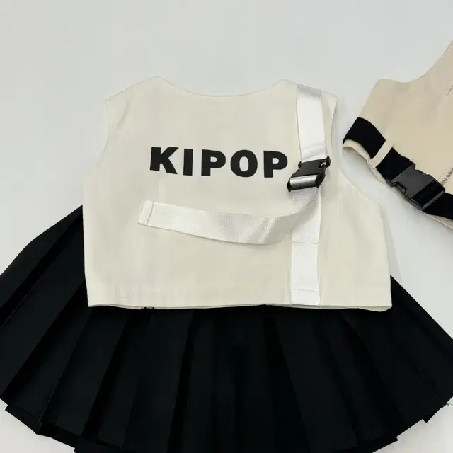 Kipop 크롭 조끼 15호 3pc 무대의상