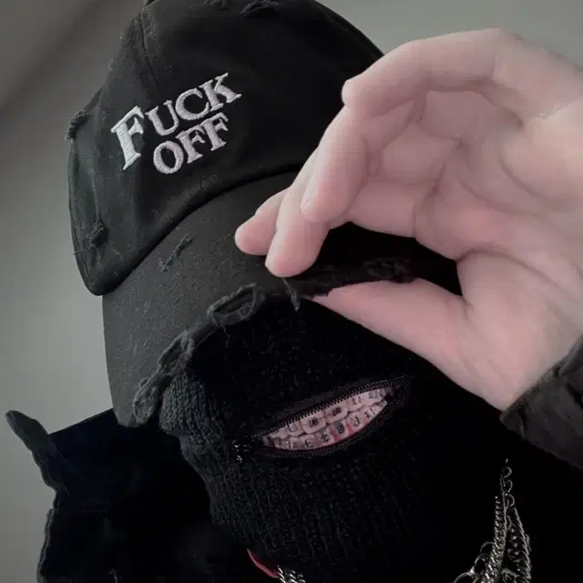 Fvck your  brand  울 발라클라바