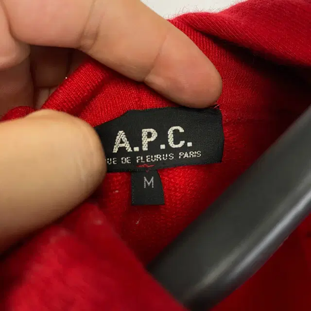 빈티지 A.P.C 울 후드 티셔츠